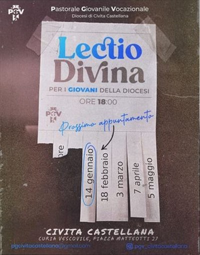 Lectio divina per i giovani della Diocesi